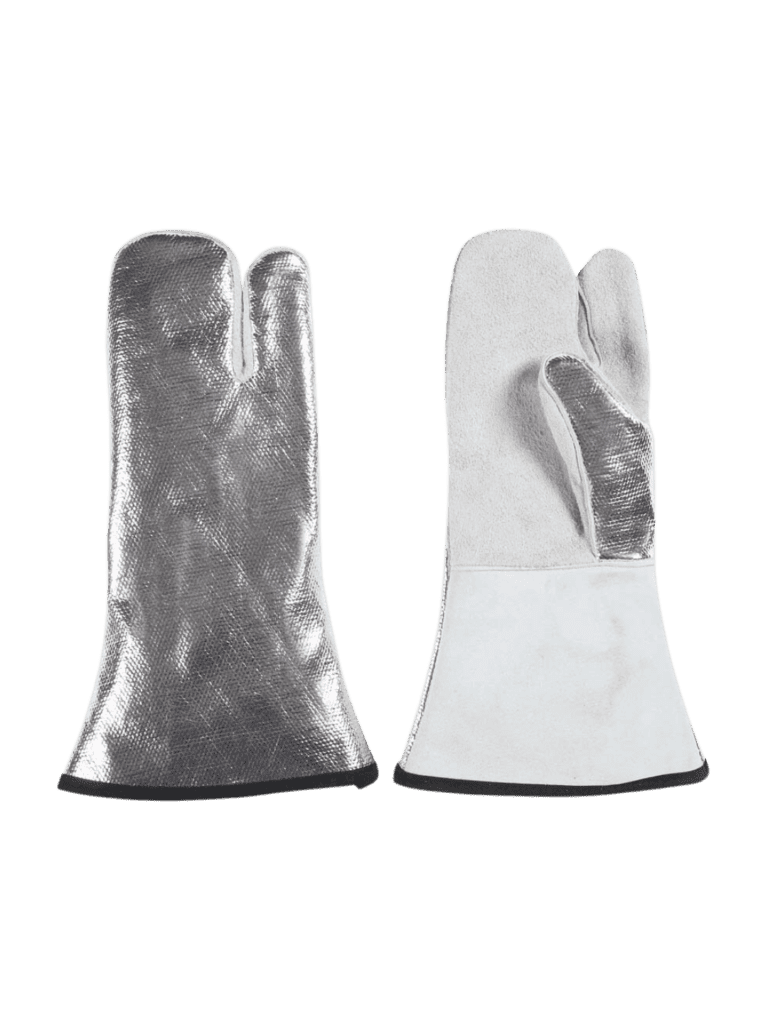 Aluminized Kevlar/Carbon 3-finger gloves