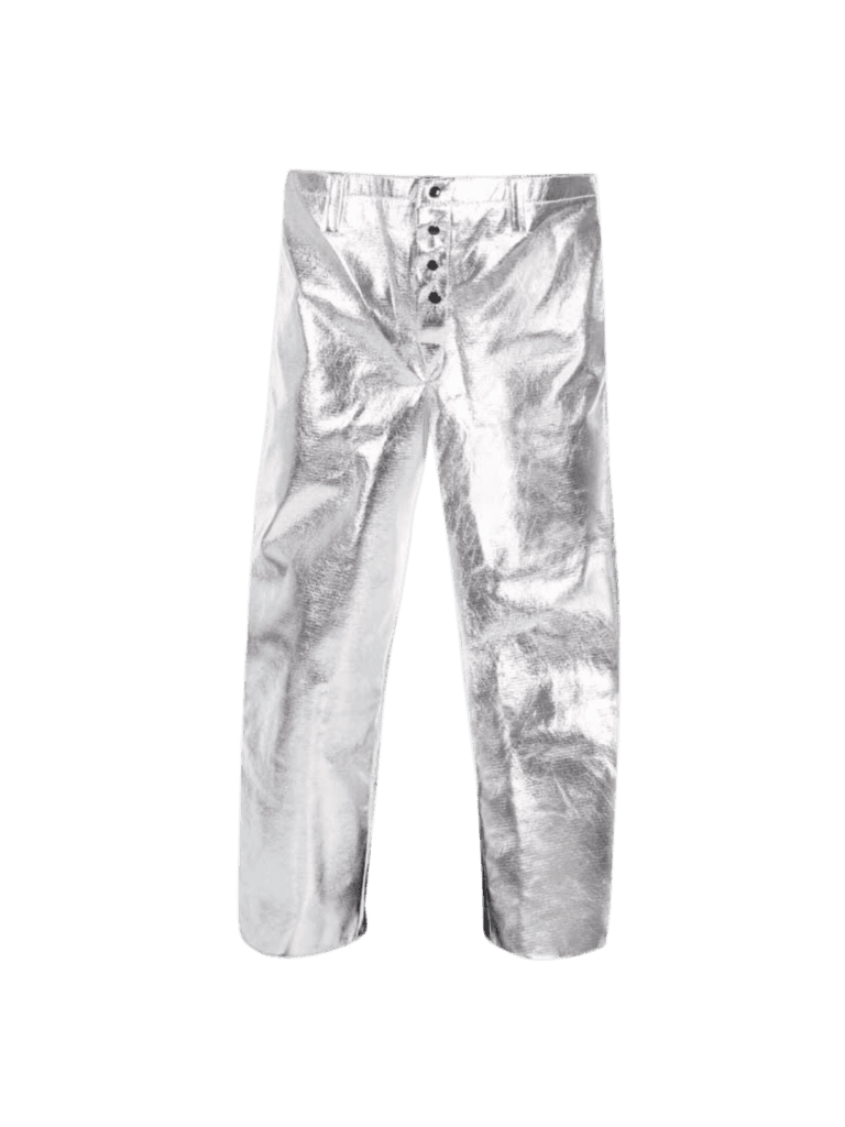 Gaiter pants in KEVLAR/aluminized carbon for foundries